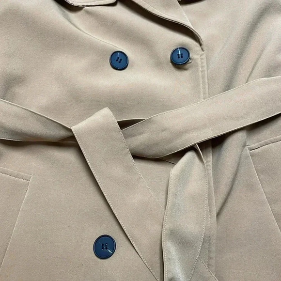 Burberry style Sleeveless Trench coat size M/L - Picture 5 of 9